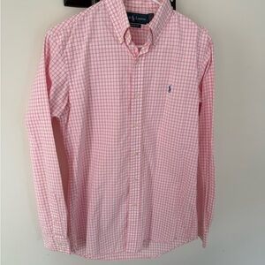 Polo Ralph Lauren Pink Plaid Men's Shirt